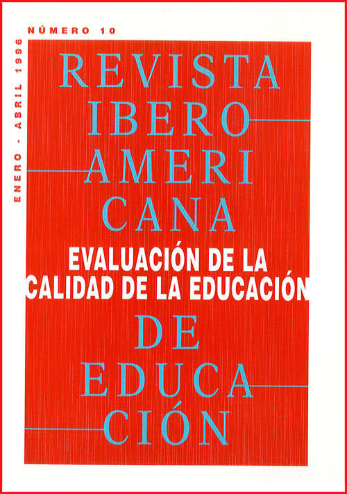 					Ver Vol. 10 (1996): Evaluación de la Calidad de la Educación
				