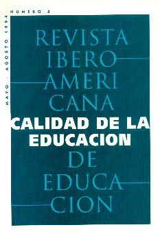 					View Vol. 5 (1994): Calidad de la Educación
				