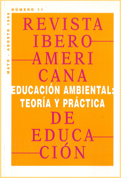 					View Vol. 11 (1996): Educación Ambiental: Teoría y Práctica
				